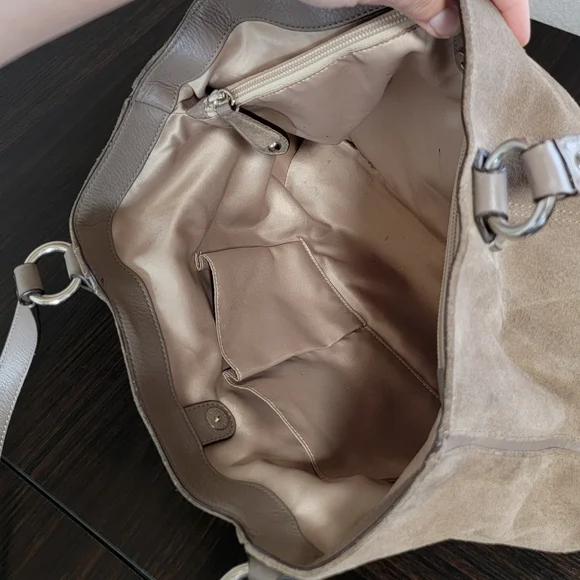 Coach Campbell Suede Belle Carry All F24688 Big Buckle - Picture 10 of 13